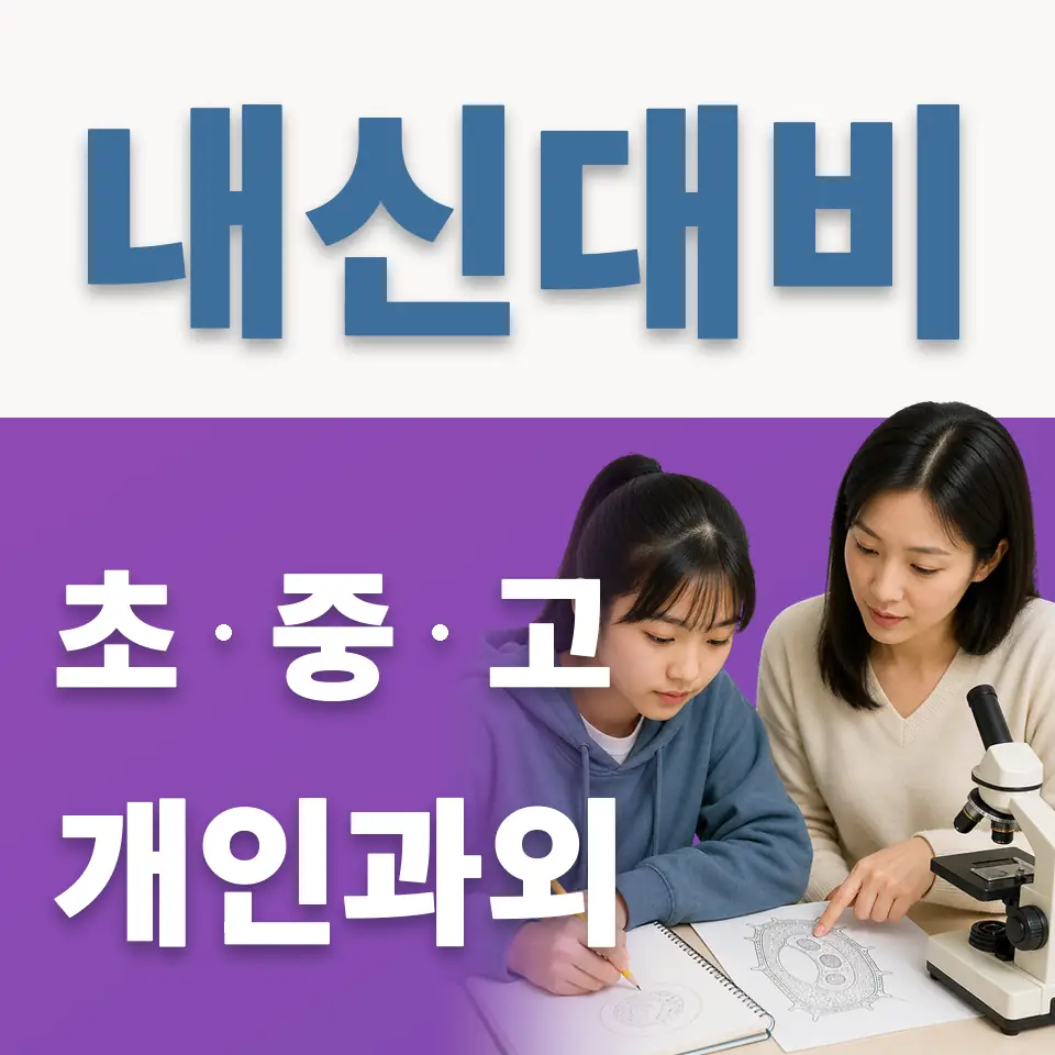 서대문구 초등 영어과외 학습 안내