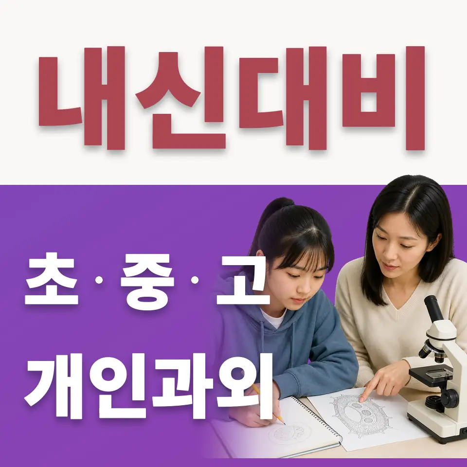 번동 중학생 수학과외 학습 안내