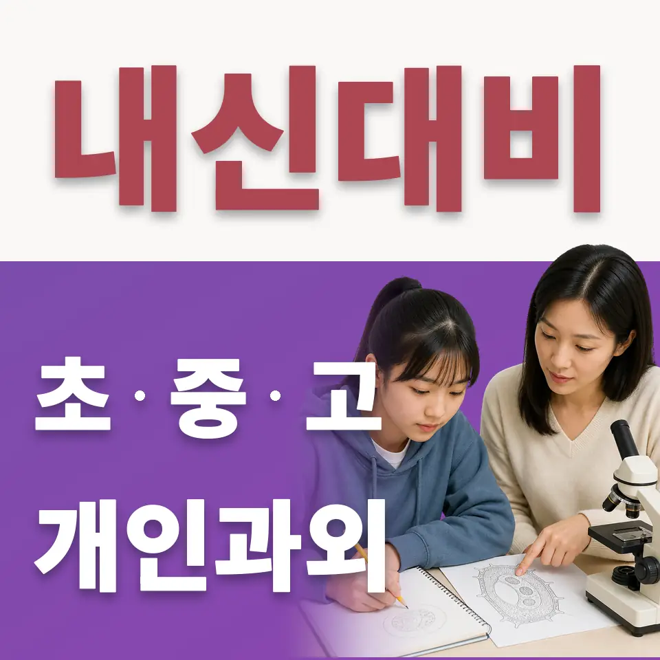노량진동 중학생 수학과외 학습 안내