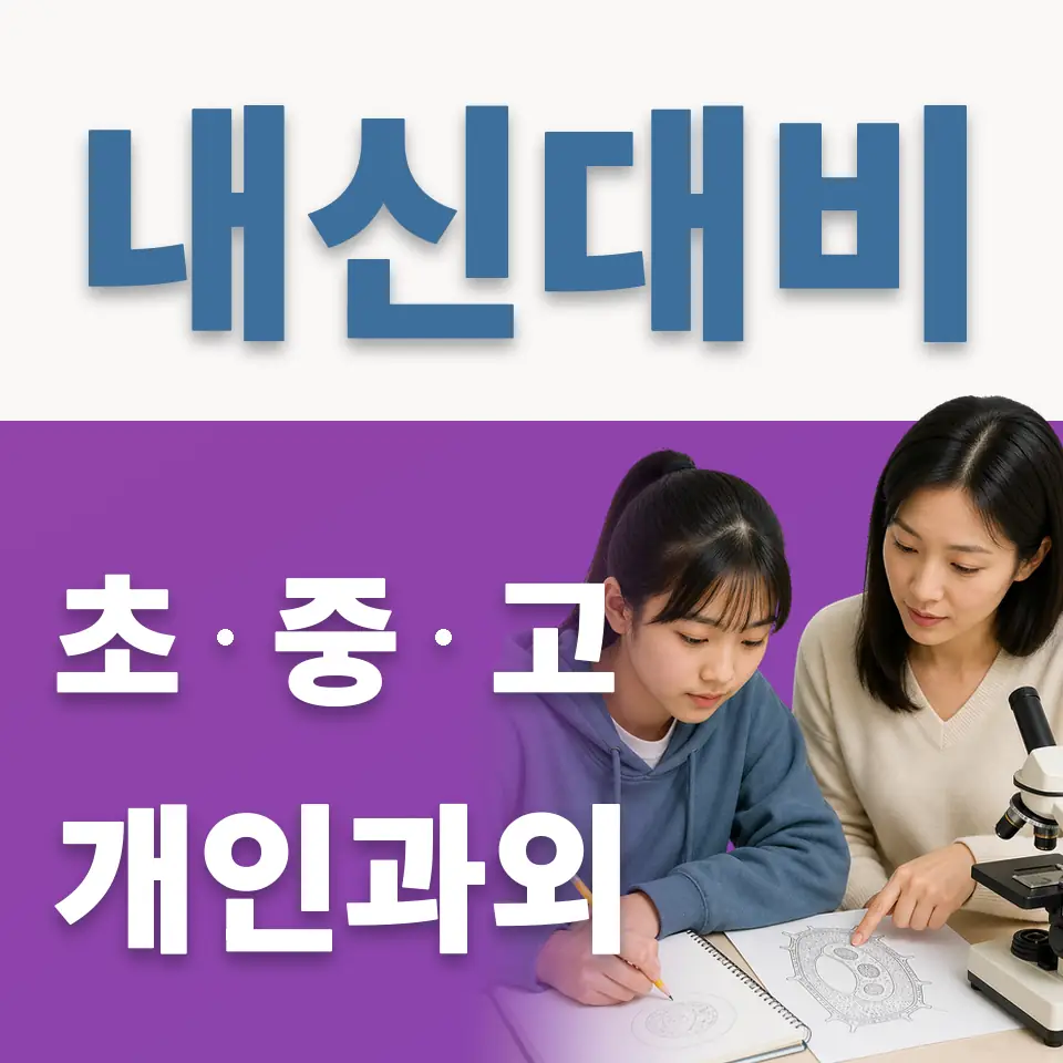 수색동 고등 영어과외 학습 안내
