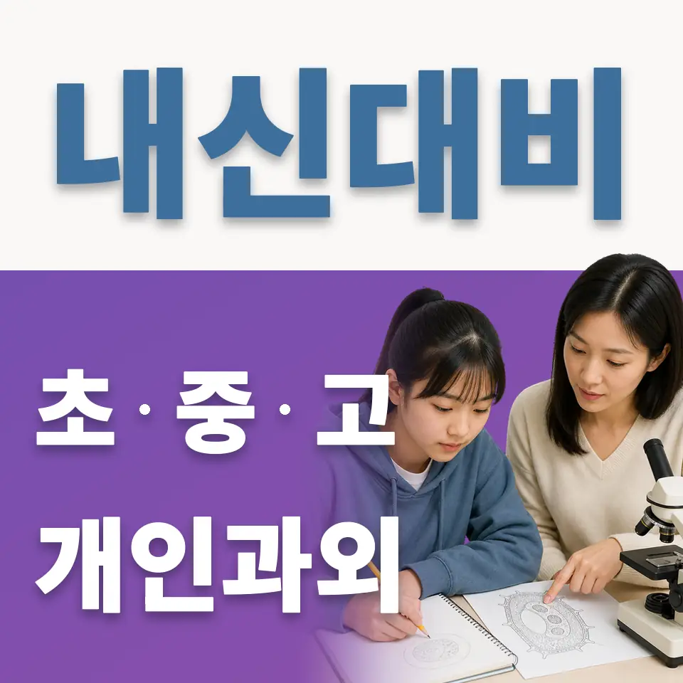 남대문로4가 초등 과외 학습 안내