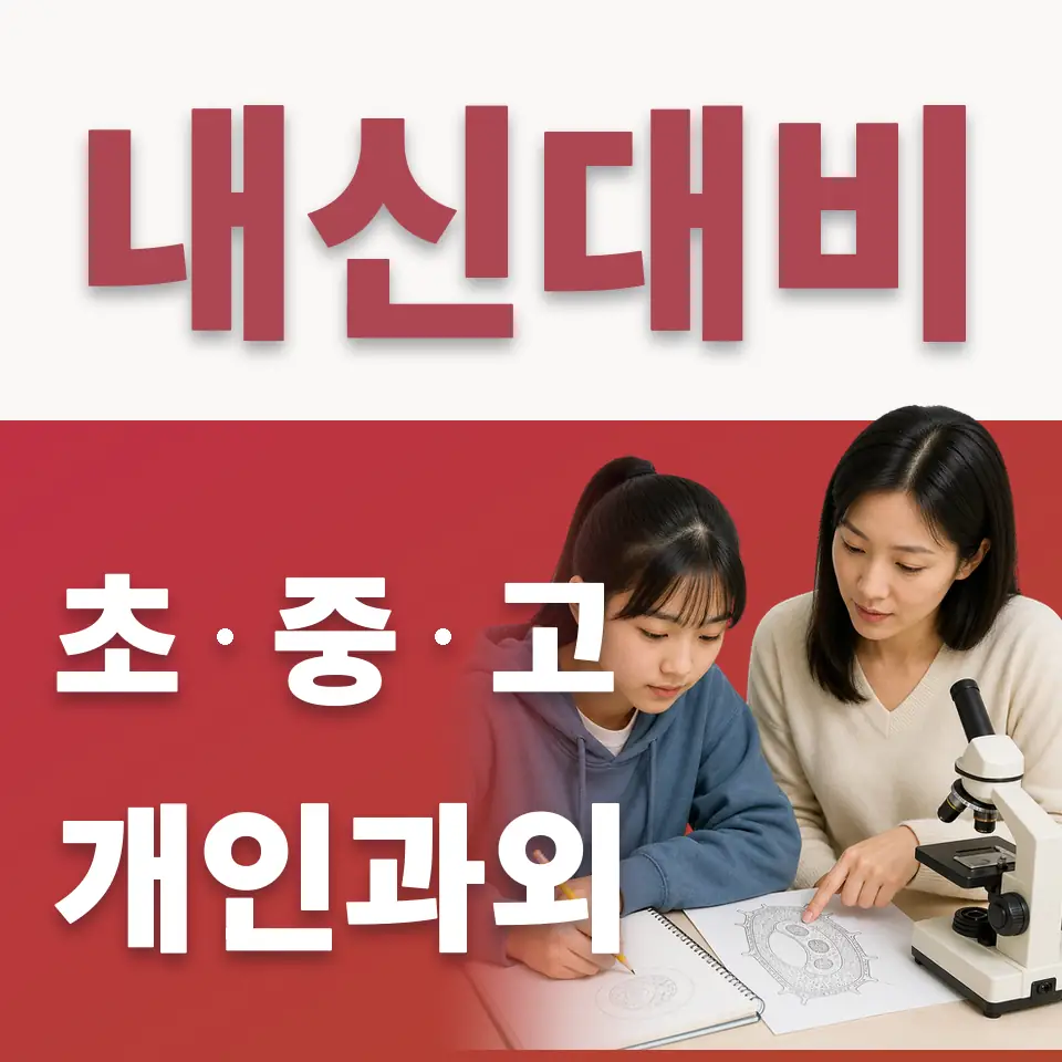 배화여중 수학과외 학습 안내